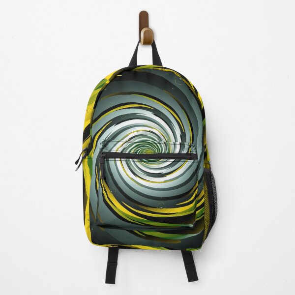 Item preview, Spiralling yellow and green fractal tunnel designed and sold by pinkal.
