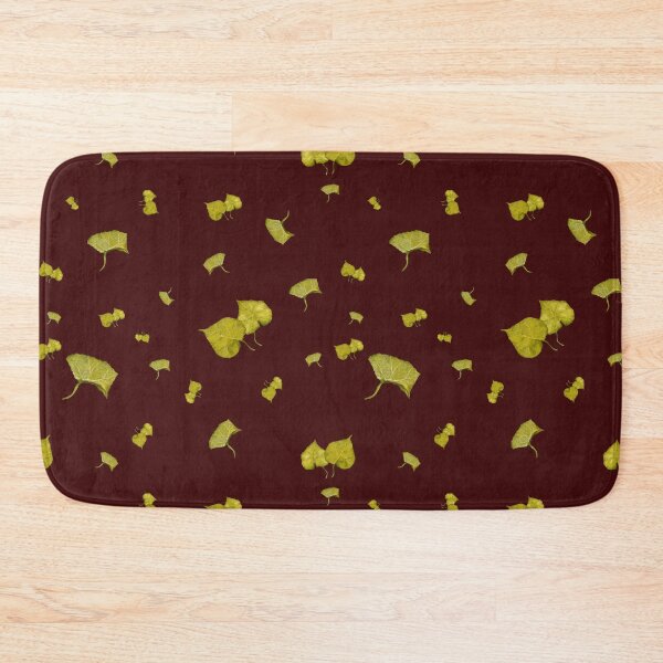 Item preview, Green leaves seamless pattern watercolor brown color designed and sold by Yana Mustafina | Boho Soulful Designs.