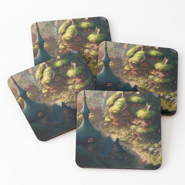 Item preview, Fairytale village - Fantasy dream designed and sold by Monkyra.