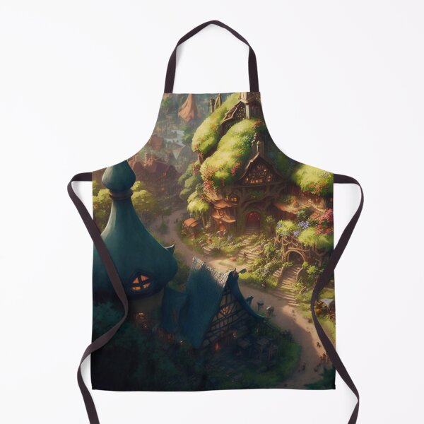 Item preview, Fairytale village - Fantasy dream designed and sold by Monkyra.