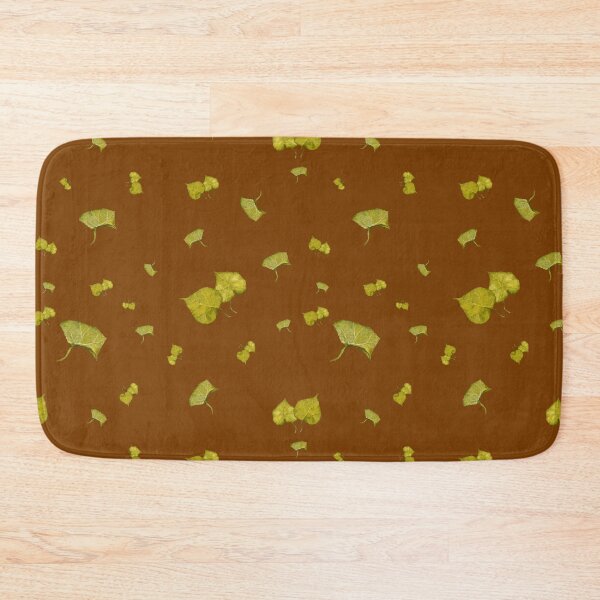 Item preview, Green leaves a seamless pattern watercolor ocher designed and sold by Yana Mustafina | Boho Soulful Designs.