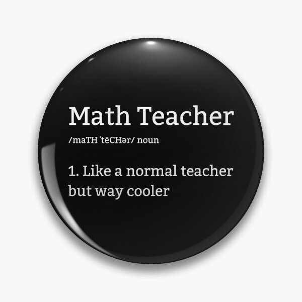 Item preview, Math Teacher Is Like A Normal Teacher But Way Cooler designed and sold by MathVerge.