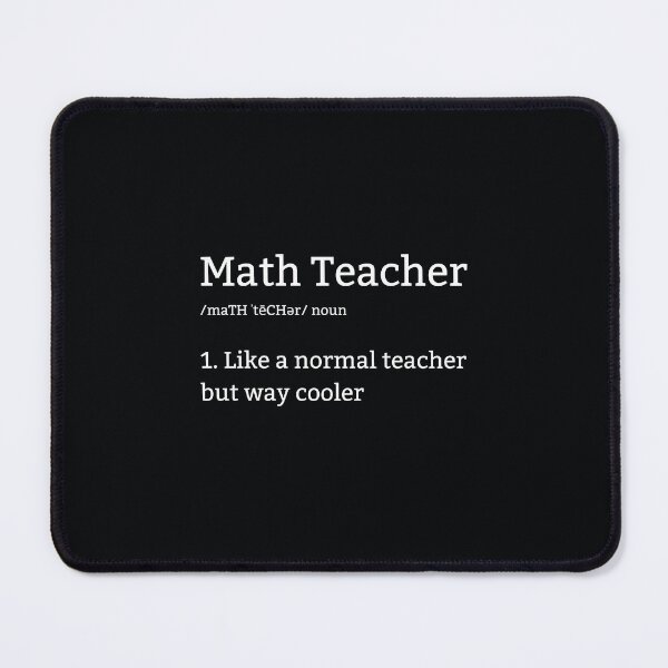 Item preview, Math Teacher Is Like A Normal Teacher But Way Cooler designed and sold by MathVerge.