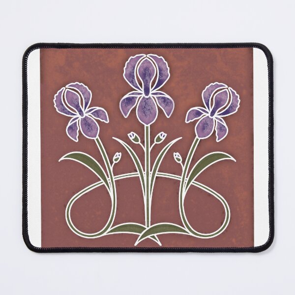 Item preview, iris tile designed and sold by danslarue.