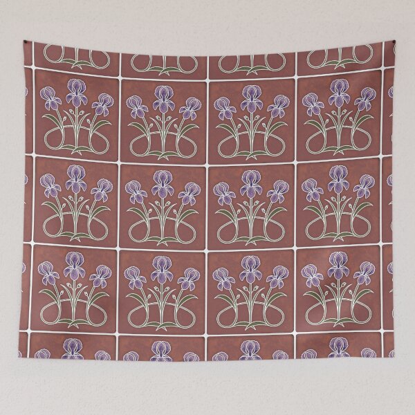 Item preview, iris tile designed and sold by danslarue.