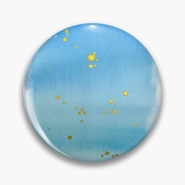 Item preview, Blue Skies Ombré Watercolor Background Print designed and sold by PaperieJennifer.