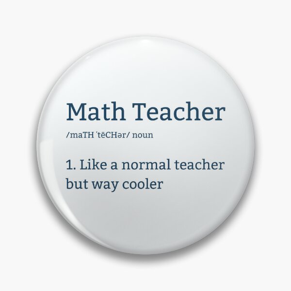 Item preview, Math Teacher Is Like A Normal Teacher But Way Cooler designed and sold by MathVerge.