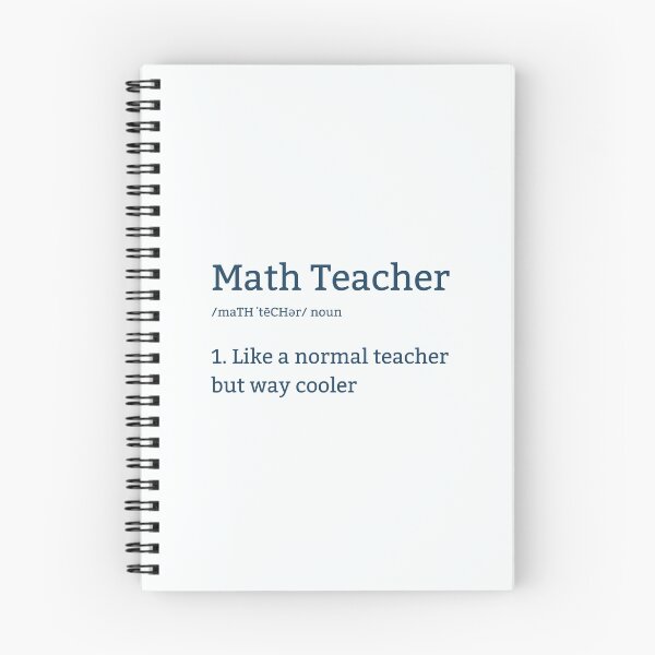 Item preview, Math Teacher Is Like A Normal Teacher But Way Cooler designed and sold by MathVerge.