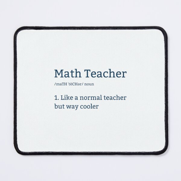 Item preview, Math Teacher Is Like A Normal Teacher But Way Cooler designed and sold by MathVerge.