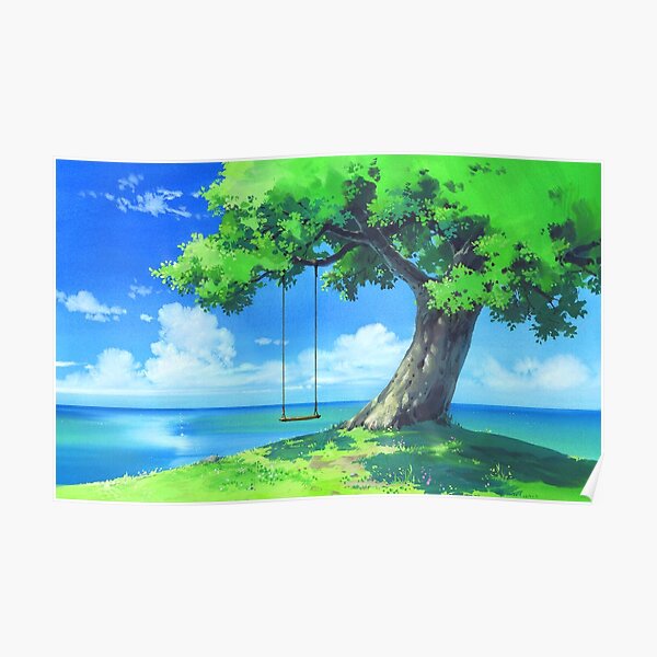 Anime Scenery Wall Art for Sale | Redbubble