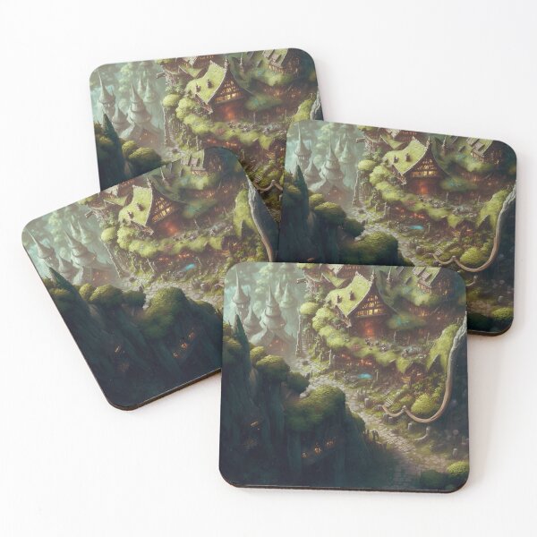 Item preview, Fairytale village - Fantasy dream designed and sold by Monkyra.