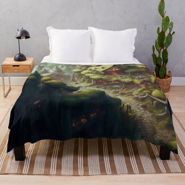 Item preview, Fairytale village - Fantasy dream designed and sold by Monkyra.