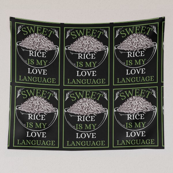 Item preview, SWEET RICE IS MY LOVE LANGUAGE 3 designed and sold by MoorCT522.