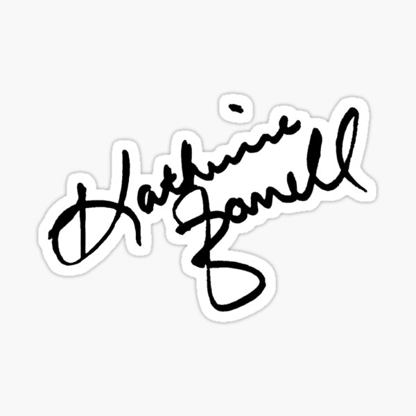 Katherine Barrell Autograph Sticker