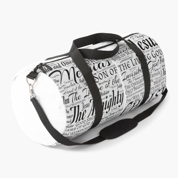 Item preview, All the Names of Jesus - Christian, Faith, Bible Verses Scriptures, The Name Above All Names - Genesis, Revelations, Colossians, John 3:16, Matthew 16:16, Isaiah 40:2 - The Holy Bible White designed and sold by zicutza.