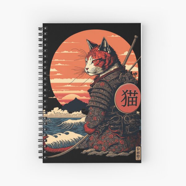 Item preview, Ukiyo e Samurai Cat  designed and sold by TheSamuraiCat.