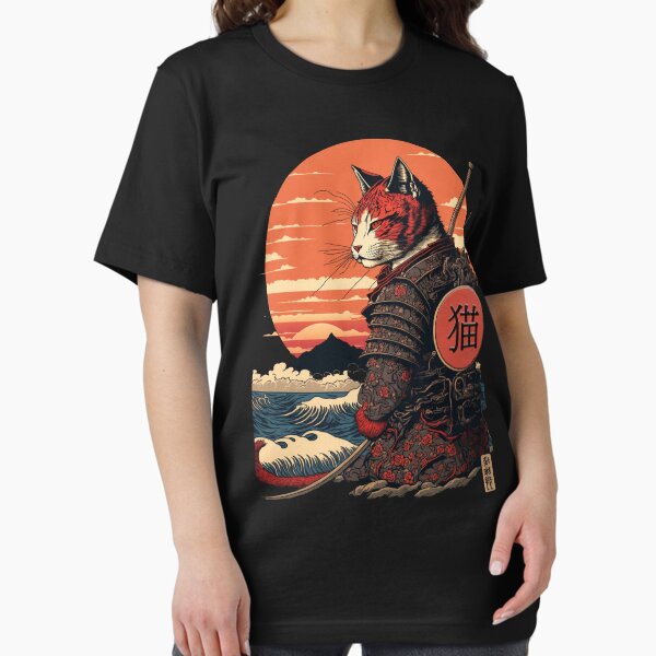 Item preview, Ukiyo e Samurai Cat  designed and sold by TheSamuraiCat.