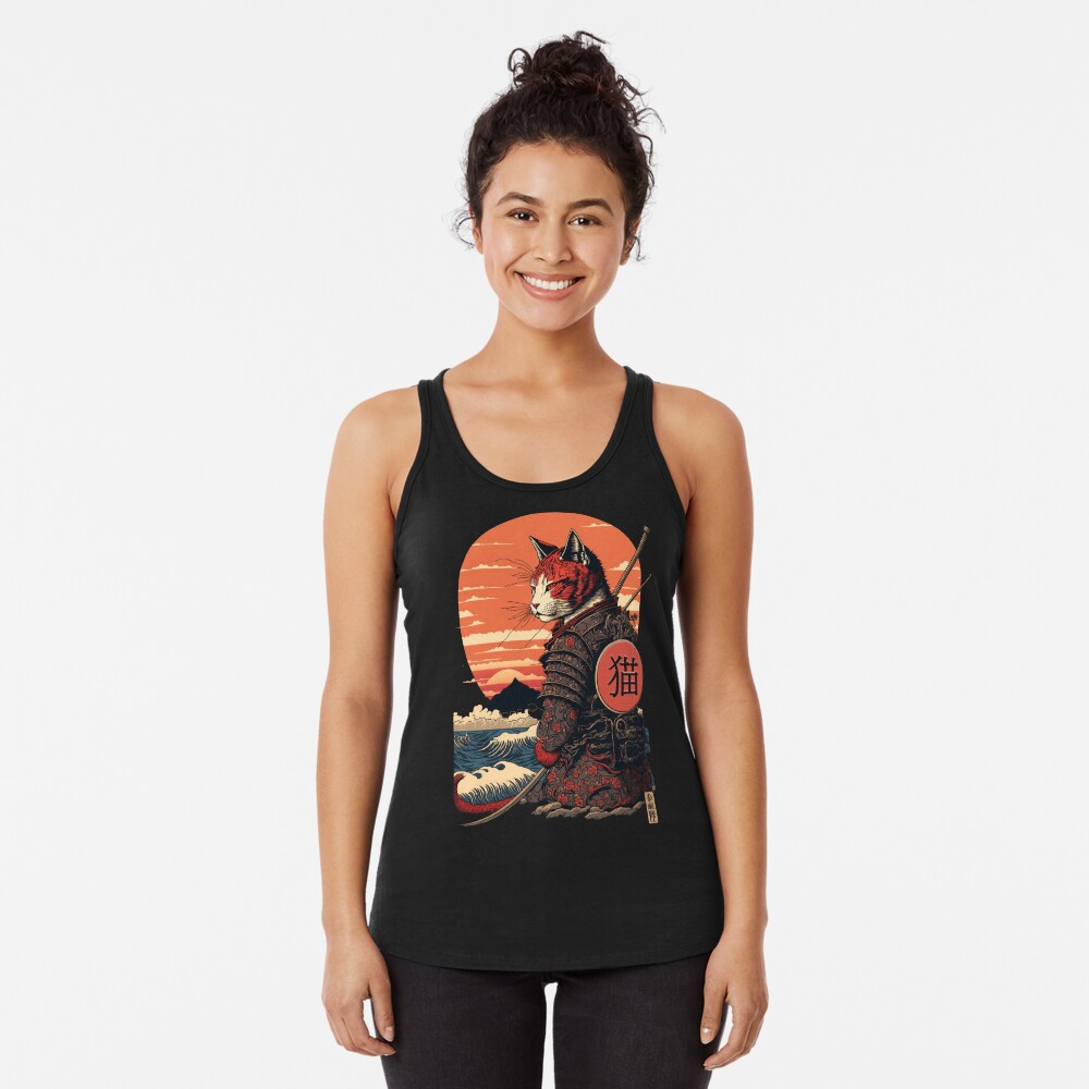 Item preview, Racerback Tank Top designed and sold by TheSamuraiCat.