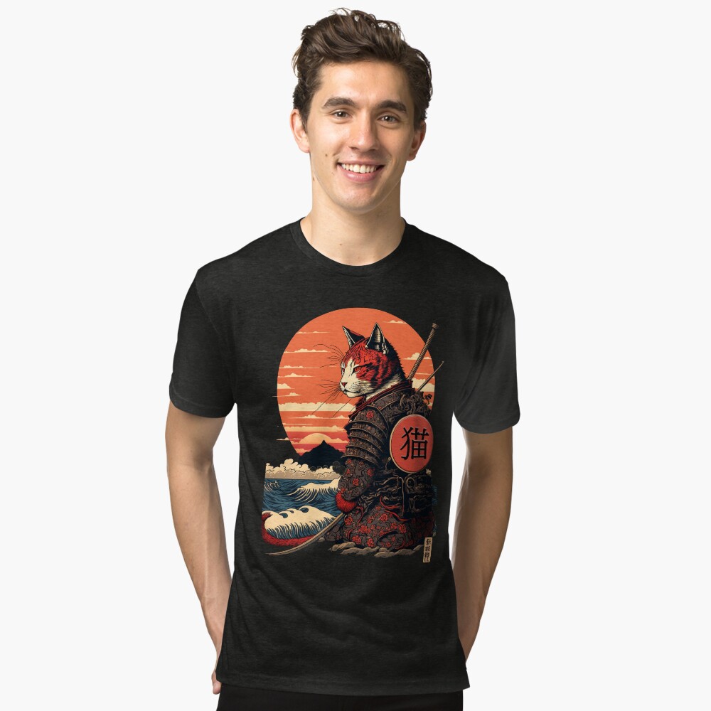 Item preview, Tri-blend T-Shirt designed and sold by TheSamuraiCat.