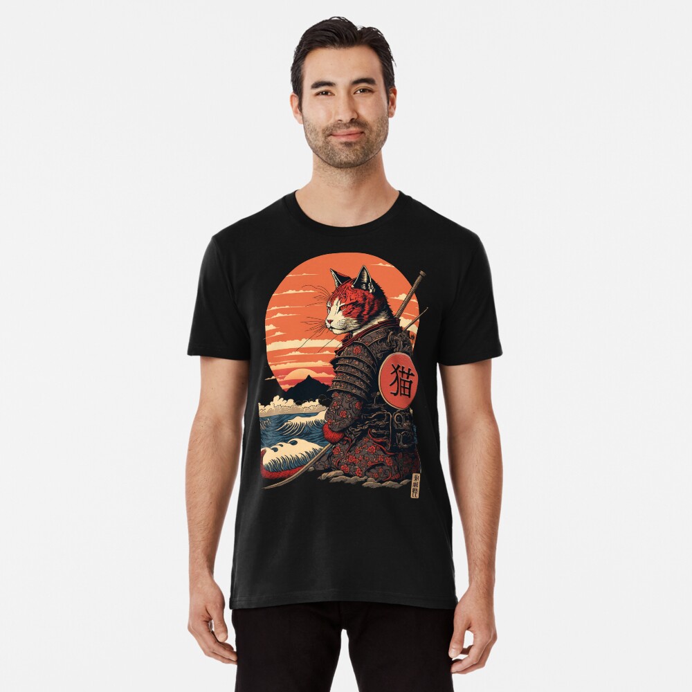 Item preview, Premium T-Shirt designed and sold by TheSamuraiCat.
