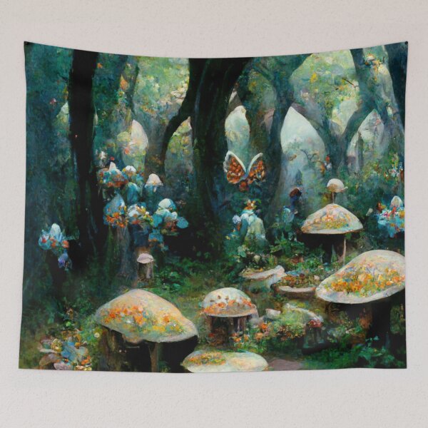 Item preview, Fairytale village - Fantasy dream designed and sold by Monkyra.