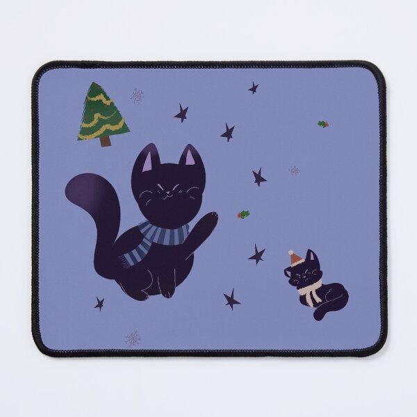 Item preview, Obligatory Christmas Cats designed and sold by saltwatertea.