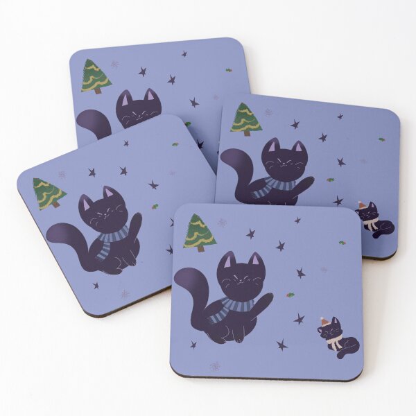 Item preview, Obligatory Christmas Cats designed and sold by saltwatertea.