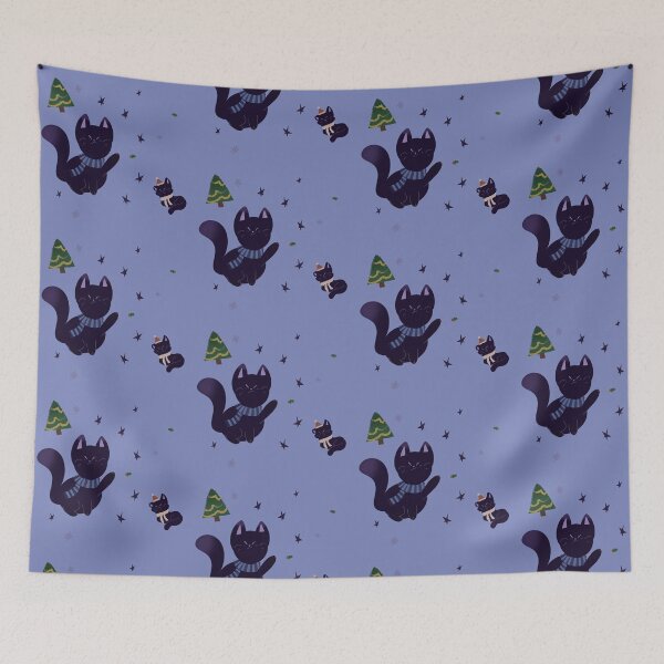 Item preview, Obligatory Christmas Cats designed and sold by saltwatertea.
