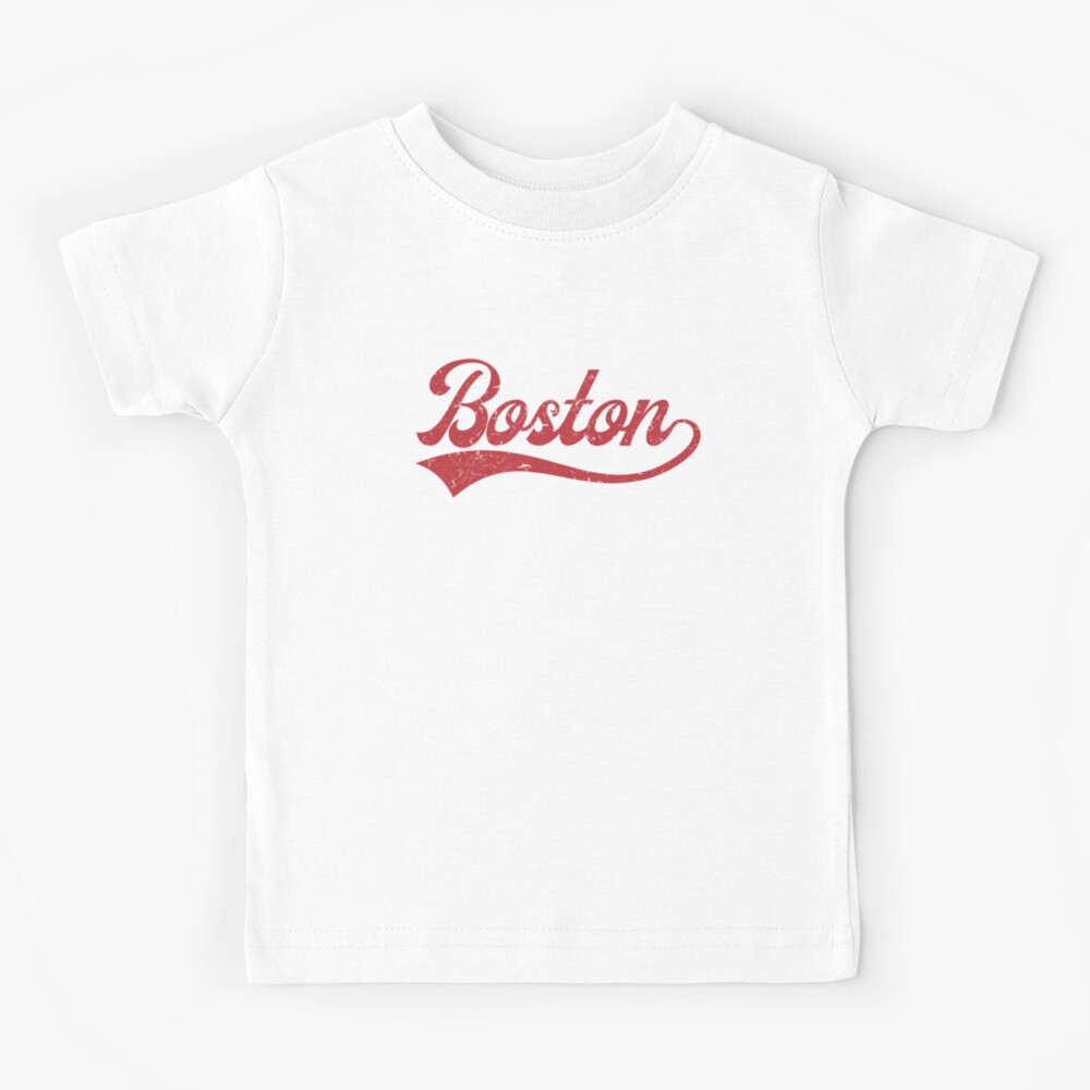 Boston Red Sox Youth Distressed Logo T-Shirt - Red