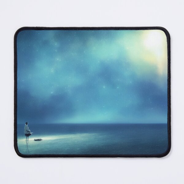 Item preview, An Unknown World - Blue Sea and Blue Stars designed and sold by DesignerKin.