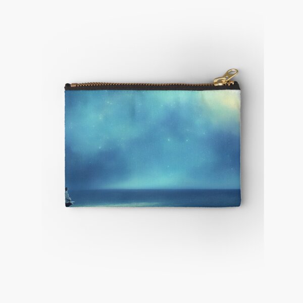Item preview, Un mundo desconocido: mar azul y estrellas azules designed and sold by DesignerKin.