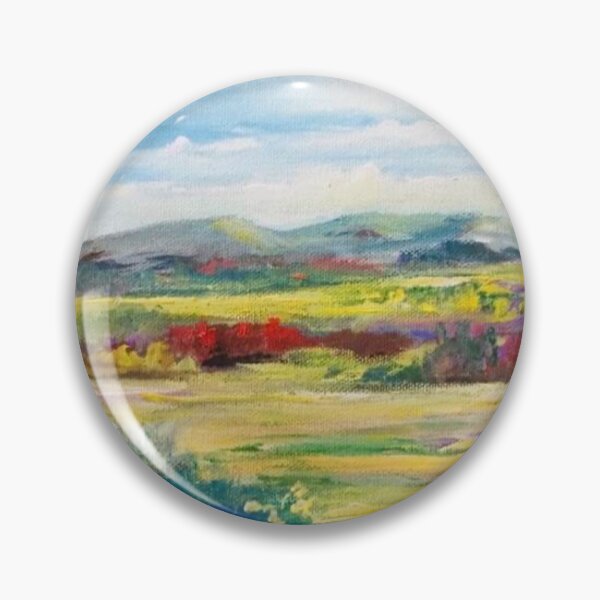 Item preview, Colorful Abstract Mountain Lamdscape,  designed and sold by Sally peckham.