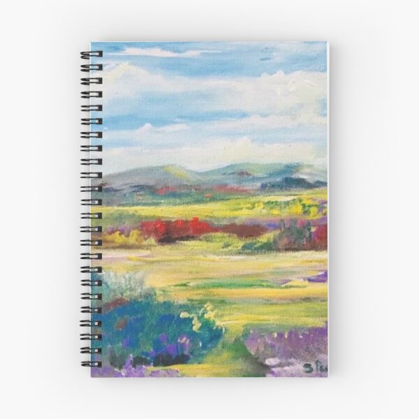 Item preview, Colorful Abstract Mountain Lamdscape,  designed and sold by Sally peckham.