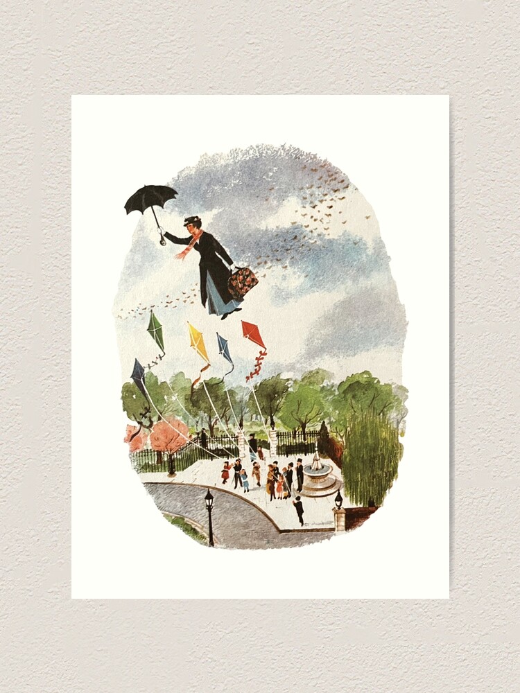 Mary Poppins Vintage XXX Art Print for Sale by Dacarrot Redbubble 