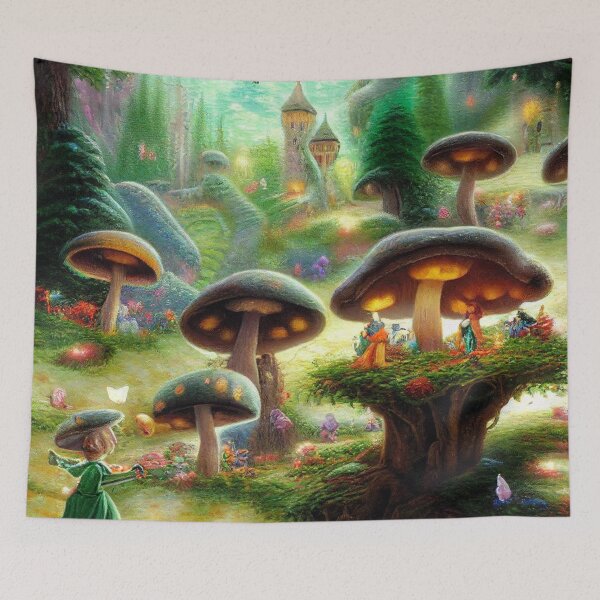 Item preview, Fairytale village - Fantasy dream designed and sold by Monkyra.