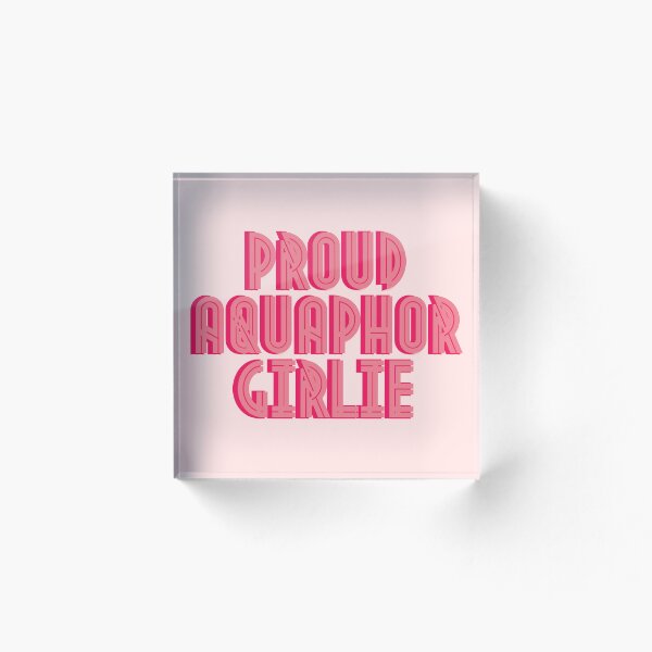 Item preview, Proud Aquaphor Girlie In Retro Pink Peach designed and sold by Pink Ribbon.