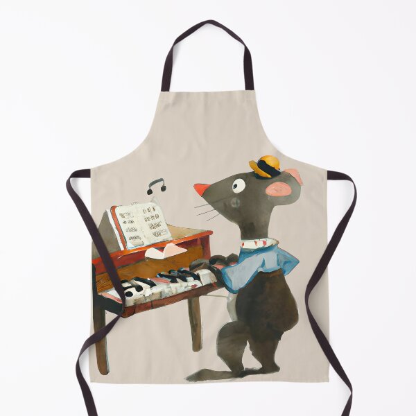 Item preview, Mouse playing piano, watercolor rat playing piano,pet rat, cute pet mouse, musical mouse, mouse lover designed and sold by Artsareus.