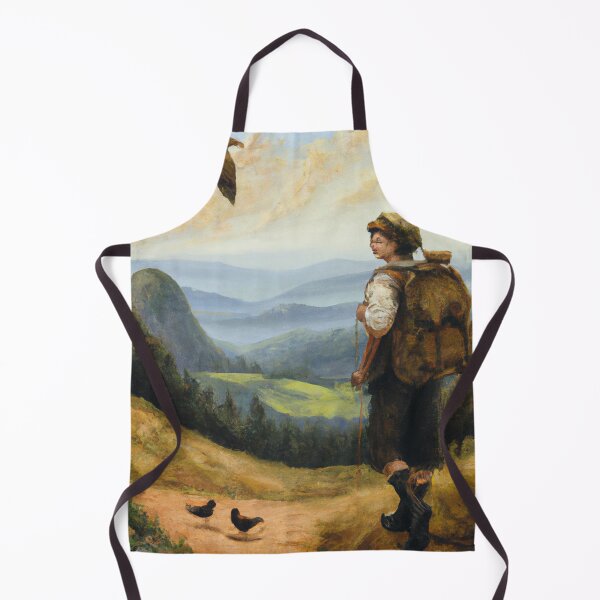 Item preview, The Journey of a Thousand Miles Begins with a Single Step - Painting of a hiker starting his travels on the trail.  designed and sold by BBTravels.