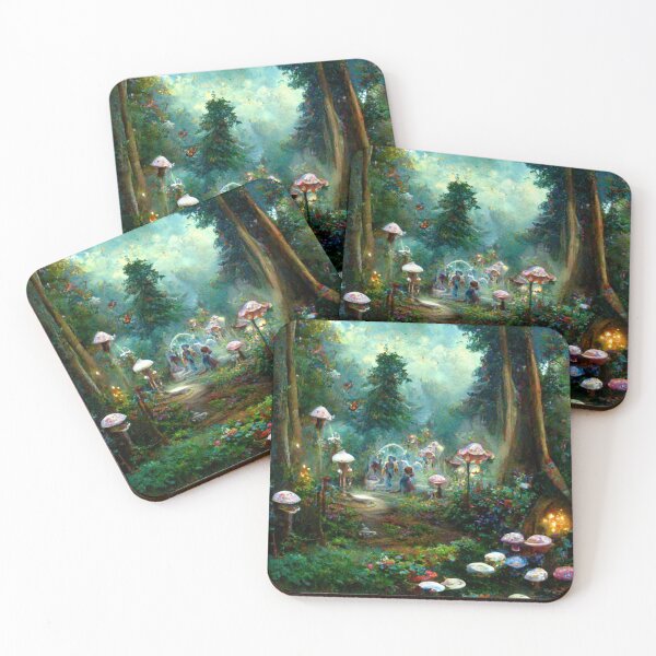 Item preview, Fairytale village - Fantasy dream designed and sold by Monkyra.