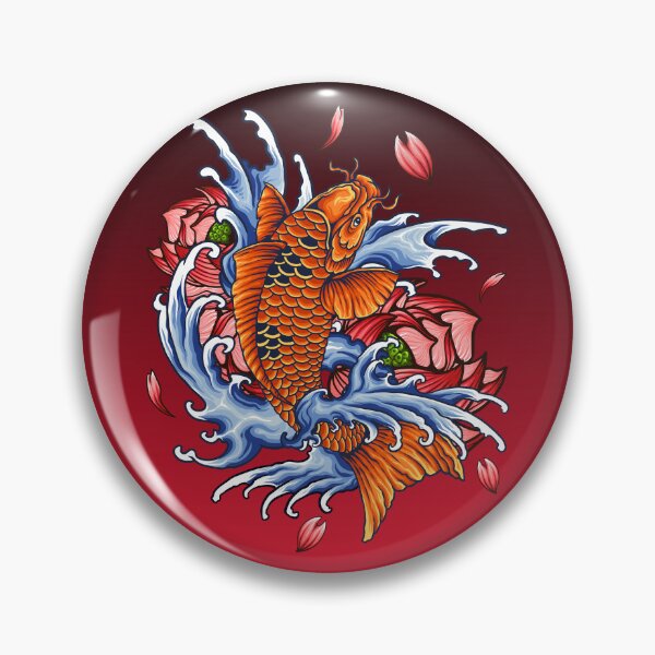 Item preview, Koi fish japanese art designed and sold by AlloutApparel.