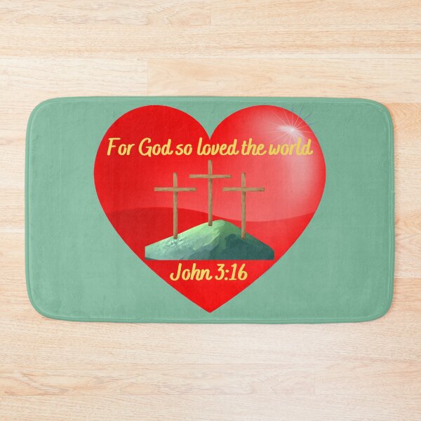 Item preview, For God So Loved the World ~ Calvary Crosses in Heart designed and sold by RhondaCGoins.