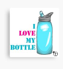 I love my bottle Canvas Print