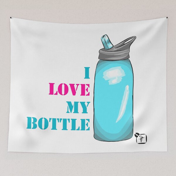 Item preview, I love my bottle designed and sold by SonneFaunArt.