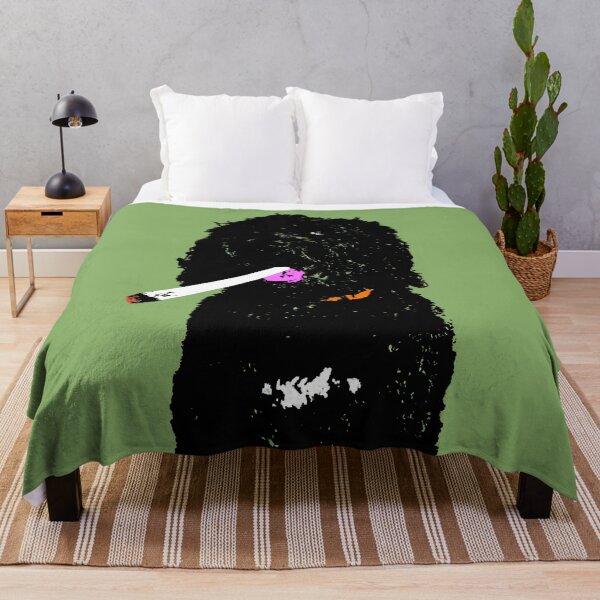 Item preview, Stoner Dog Portuguese Water Dog Design in green - Pet Pop Art - Animal Pop Art, Bespoke Options designed and sold by StudioFlea.