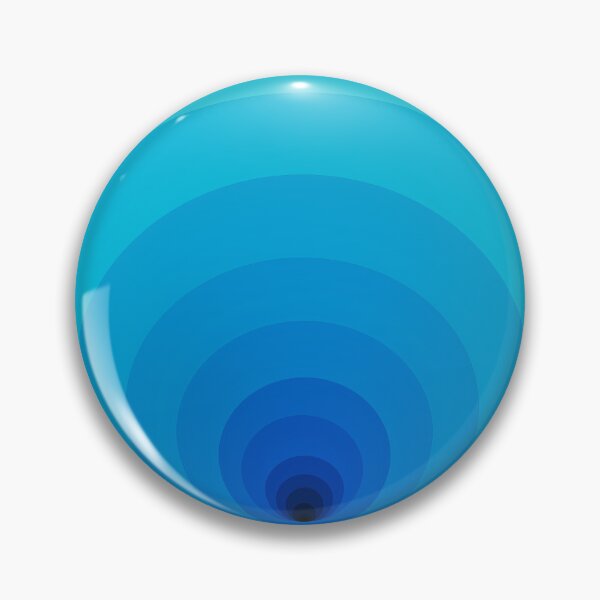 Item preview, Blue Color Circles Pattern designed and sold by GEGSTORE.