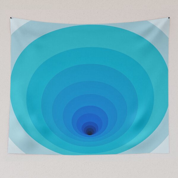 Item preview, Blue Color Circles Pattern designed and sold by GEGSTORE.