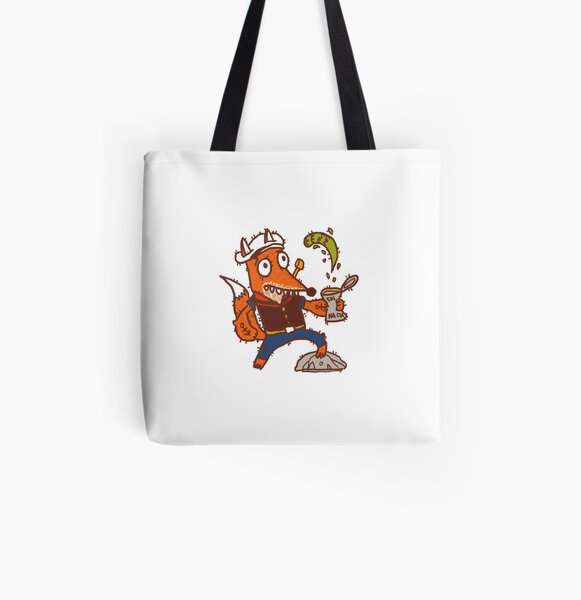 Popeye Fox All Over Print Tote Bag