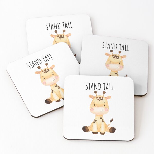 Item preview, Sweet Giraffe in watercolors. Get up. Sweet watercolor Giraffe. stand tall designed and sold by Cute-and-Co.