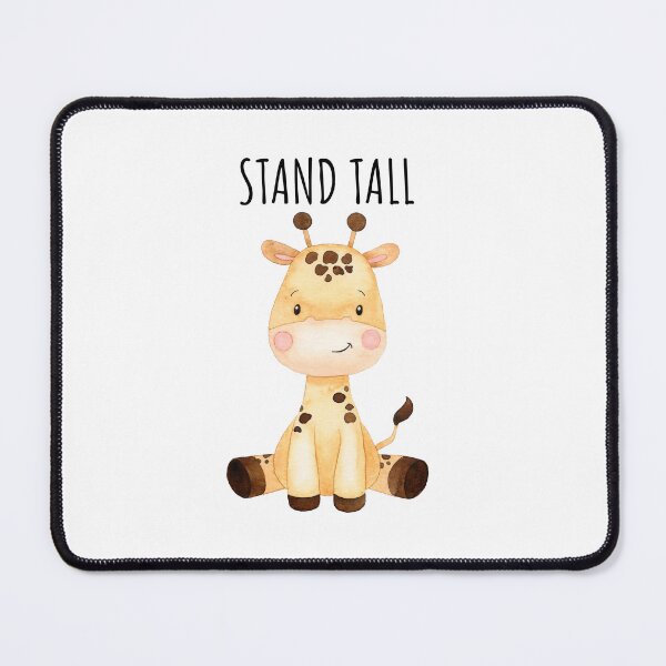 Item preview, Sweet Giraffe in watercolors. Get up. Sweet watercolor Giraffe. stand tall designed and sold by Cute-and-Co.