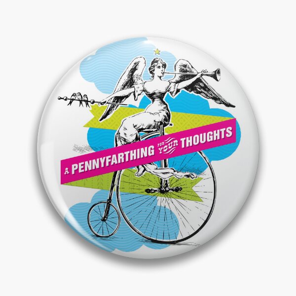 Item preview, A Pennyfarthing for your Thoughts designed and sold by murmurdesigns.